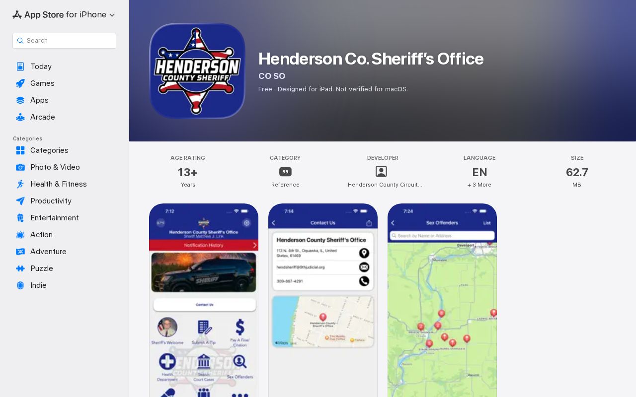 Henderson County Illinois sheriff app and recent arrest information